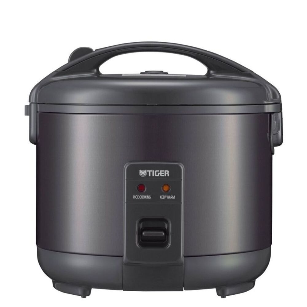 Tiger 8 Cup Capacity White Rice Cooker Obsidian Black